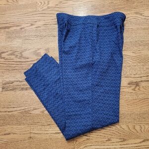 N Touch Blue Patterned Pants